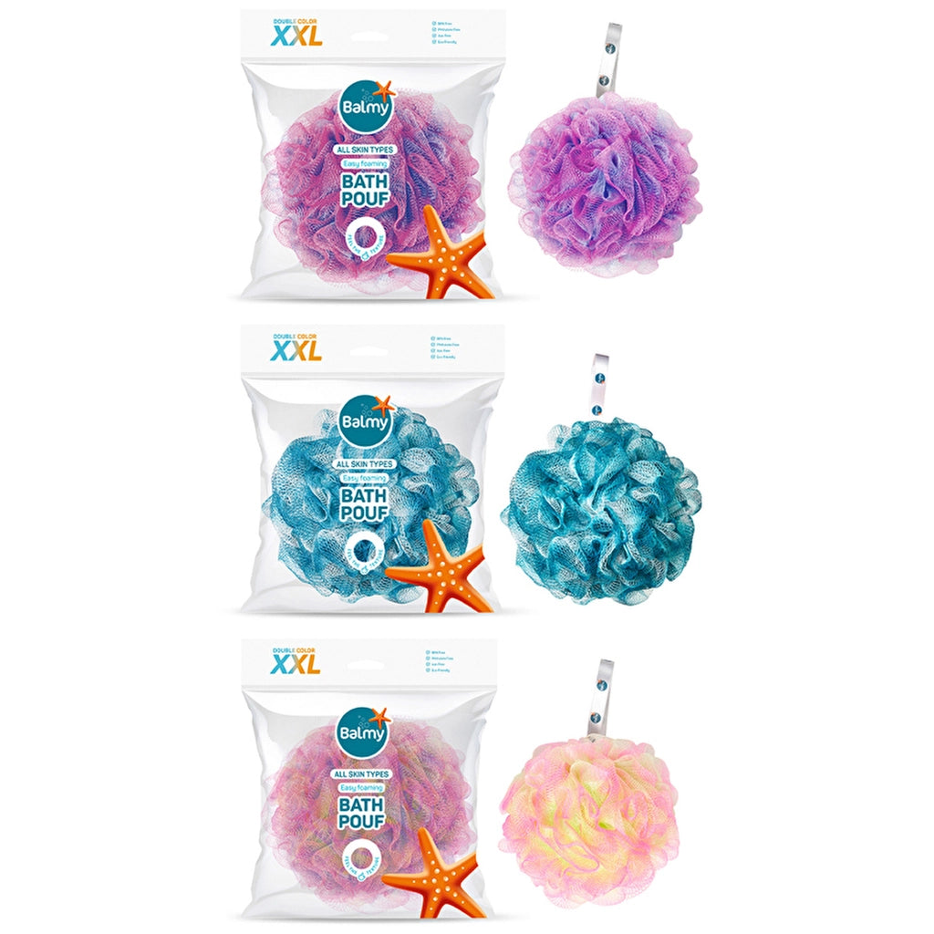Balmy Double Color XXL Bath Loofah (Assorted)
