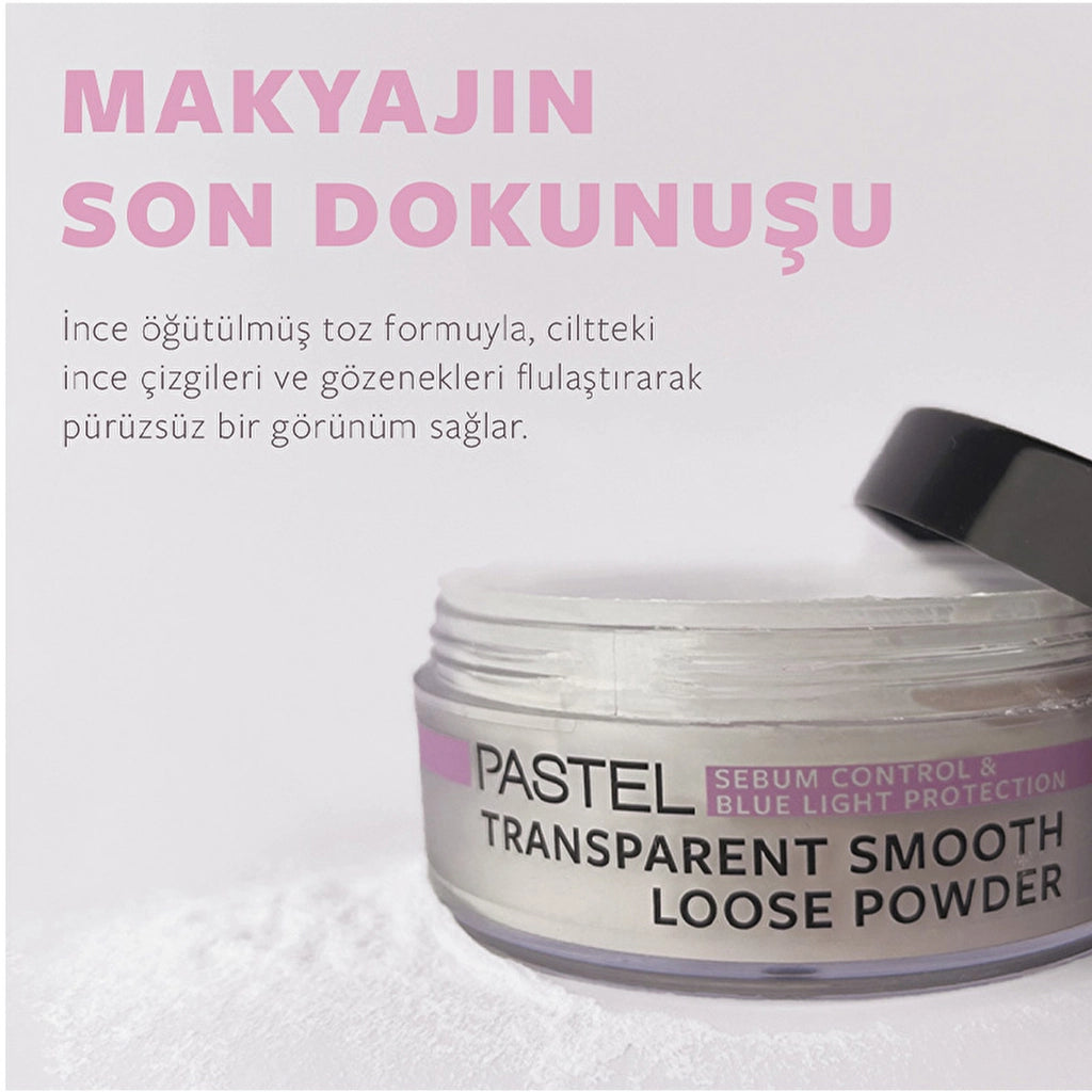 Pastel Transparent Smooth Loose Powder 100 Transparent White