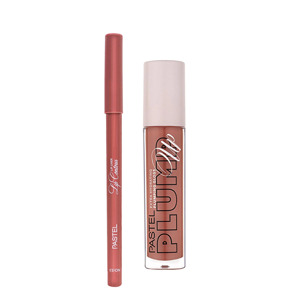 Pastel Perfect Lip Duo Plump Up Gloss 205 + Lip Contour Liner 53
