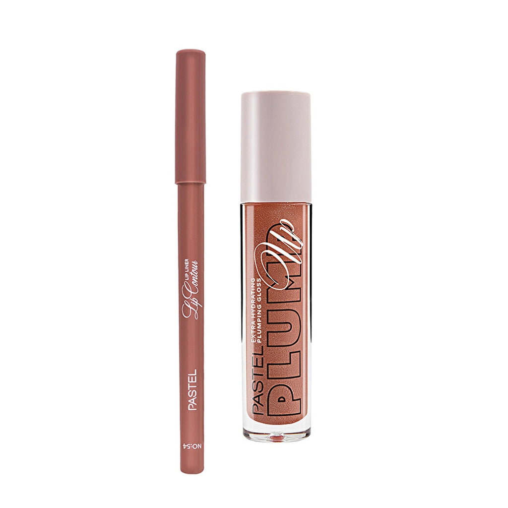 Pastel Perfect Lip Duo Plump Up Gloss 202 + Lip Contour Liner 54