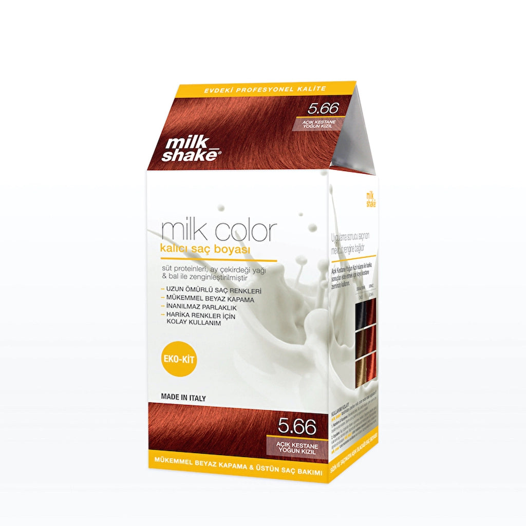 milk_shake Milk Color Eco Permanent Hair Dye Set 7.3 Medium Brown Gold