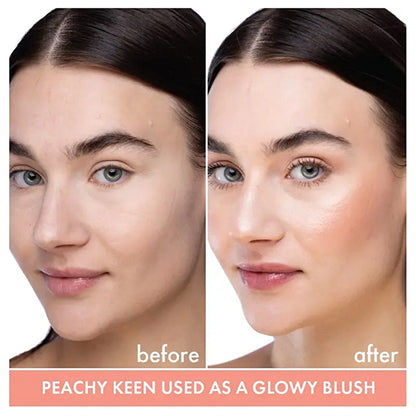 theBalm Oliver Dewy Face Drops Highlighter Peachy Keen