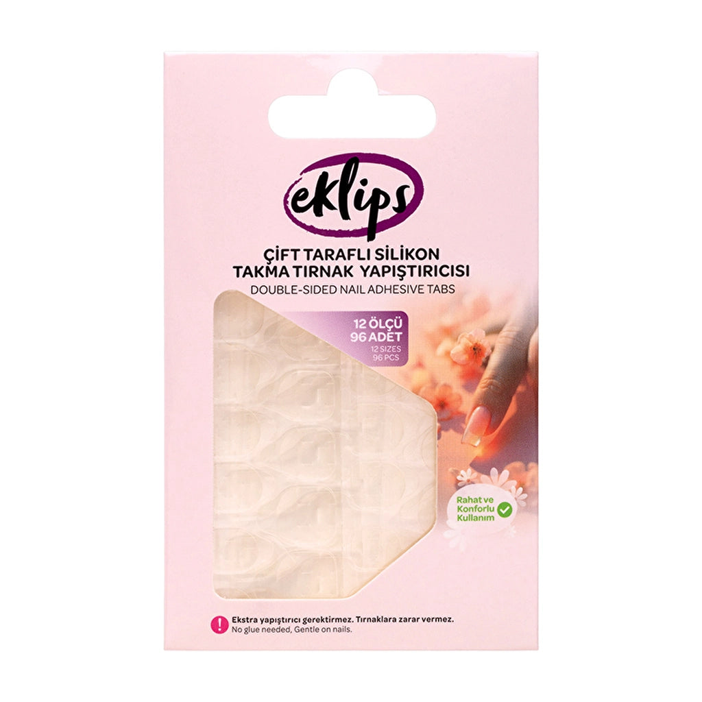 Eklips Silicone Fake Nails Adhesive 96pcs
