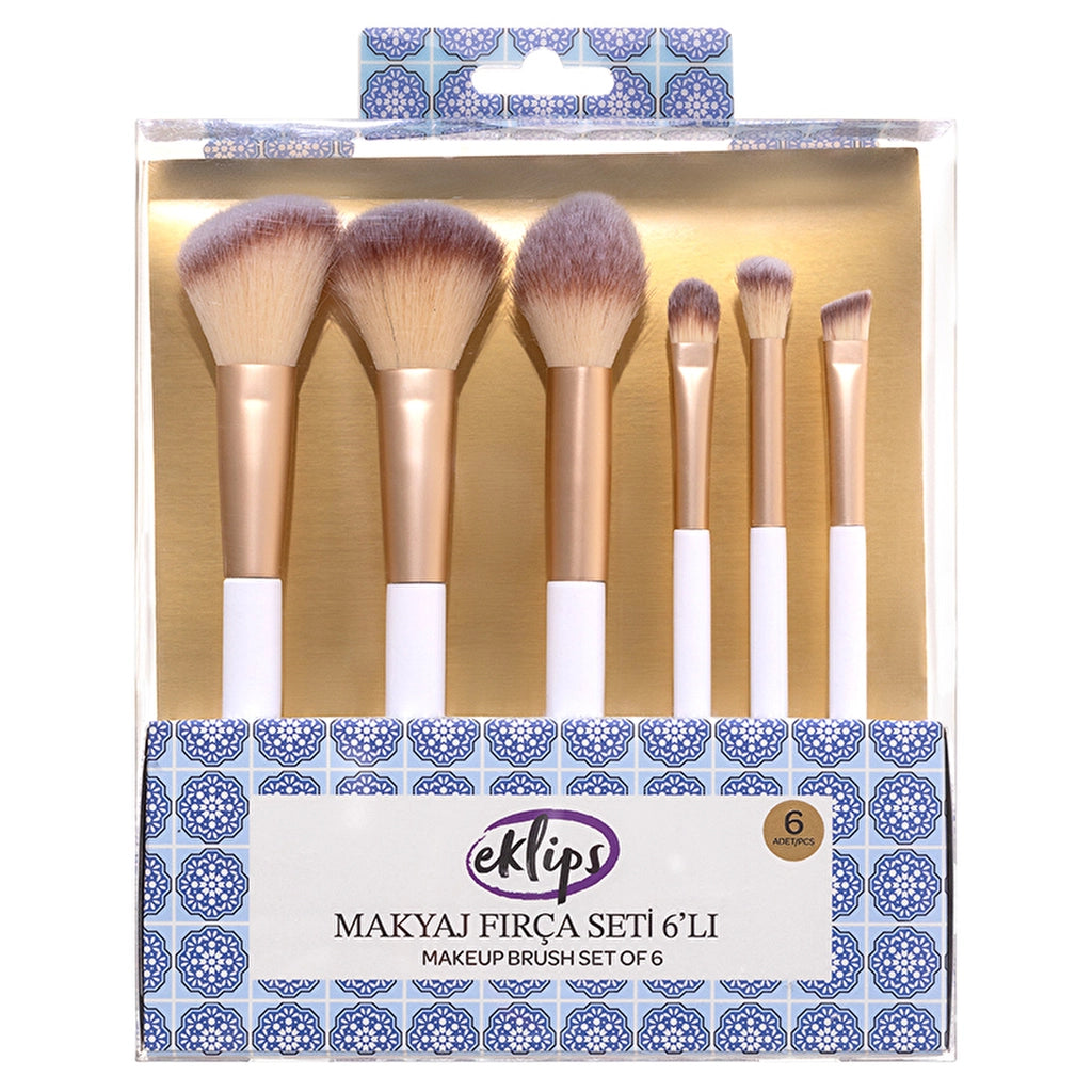 Eklips Makeup Brush Set 6 Pieces