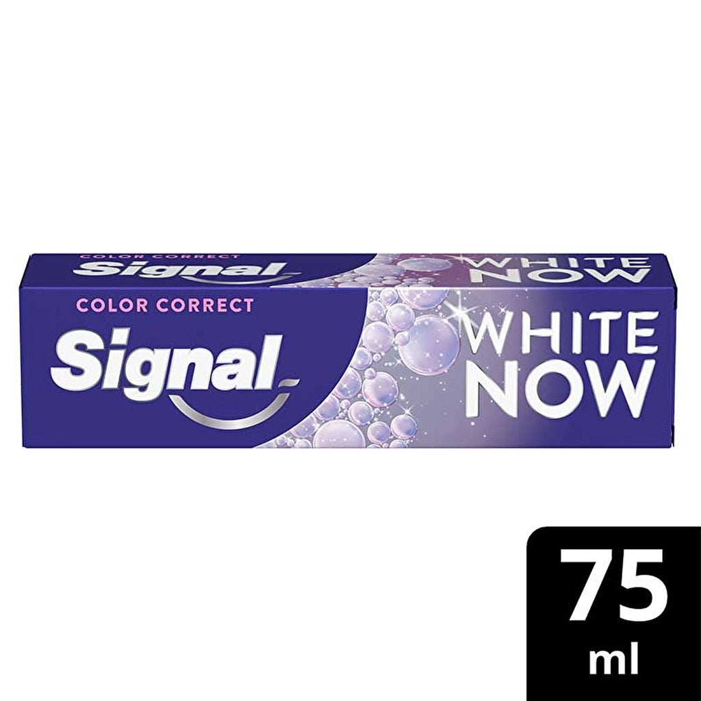 Signal White Now Color Correct Long Lasting Whiteness Toothpaste 75 ml