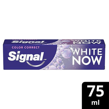 Signal White Now Color Correct Long Lasting Whiteness Toothpaste 75 ml