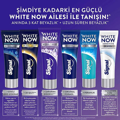 Signal White Now Color Correct Long Lasting Whiteness Toothpaste 75 ml