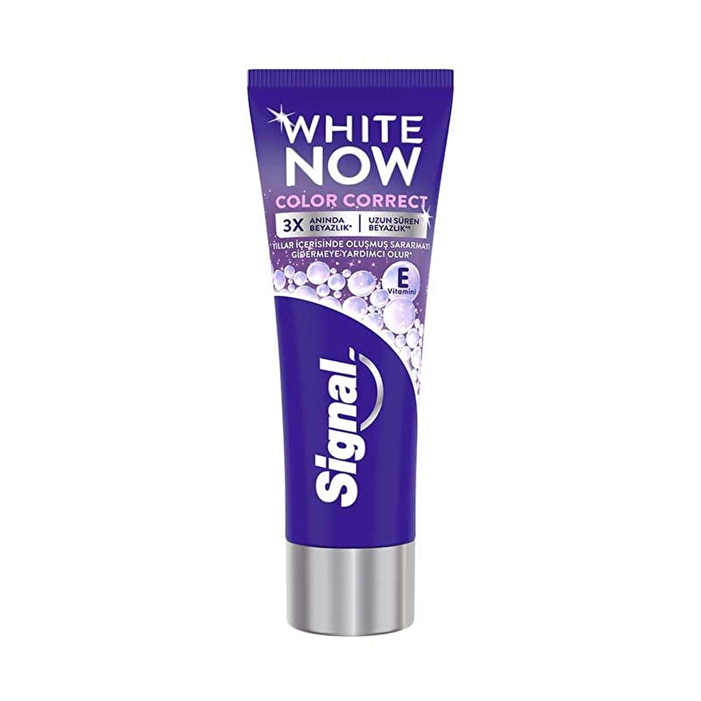 Signal White Now Color Correct Long Lasting Whiteness Toothpaste 75 ml