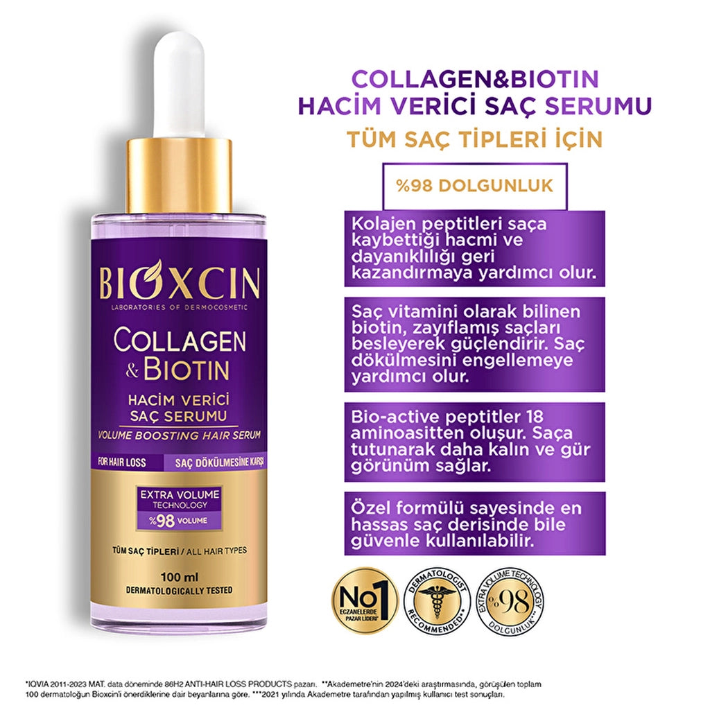 Bioxcin Collagen &amp; Biotin Hair Serum 100 ml