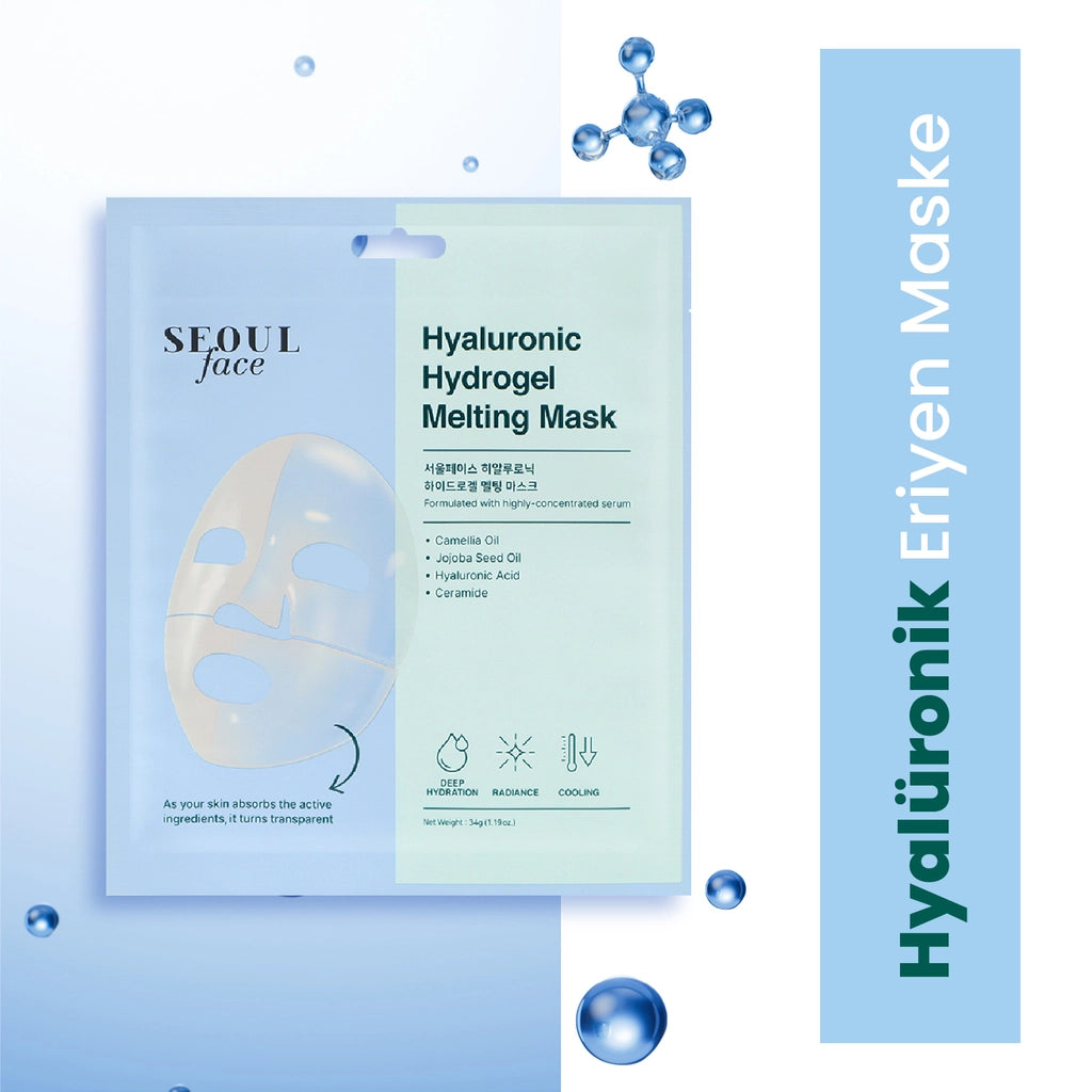 Dermal Korea Seoul Face Hyaluronic Hydrogel Melting Face Mask 34 gr