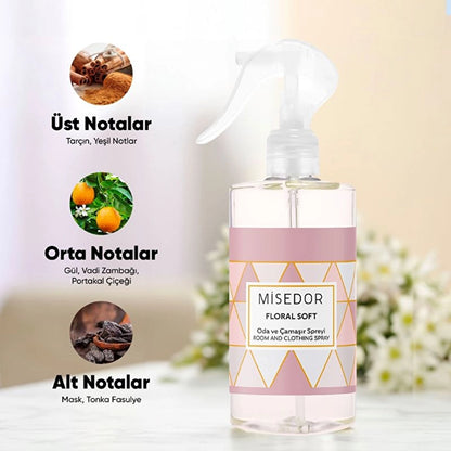 Misedor Floral Soft Room Fragrance and Laundry Perfume 330 ml