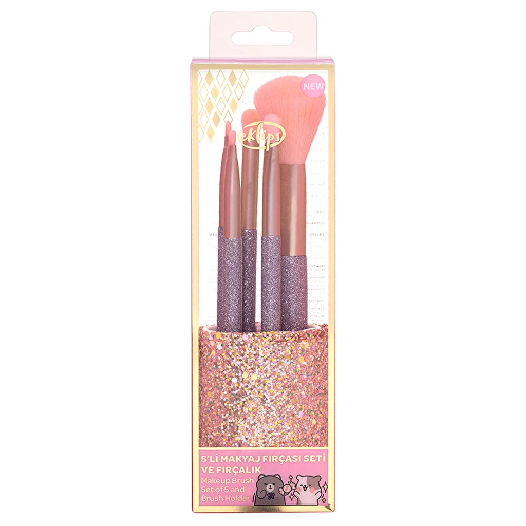 Eklips Character 5-Piece Makeup Brush Set (Boxed)