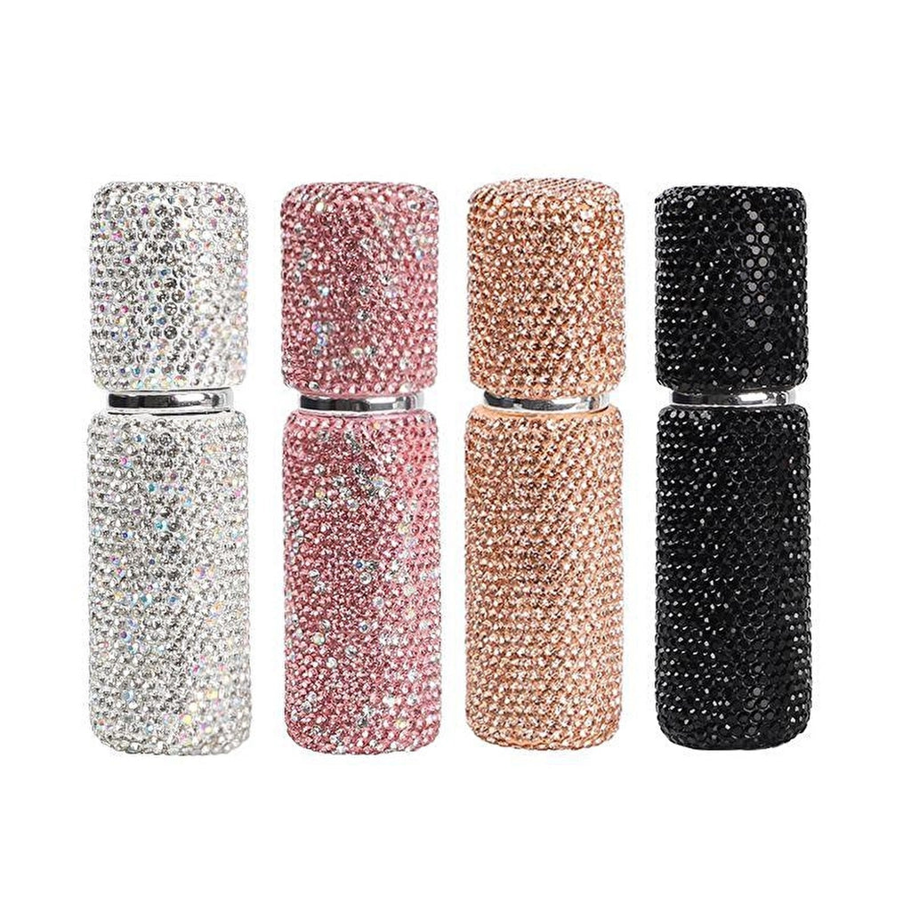 Nucci Rhinestone Printed Refillable Pocket Perfume Spray Bottle 10 ml (Assorted)