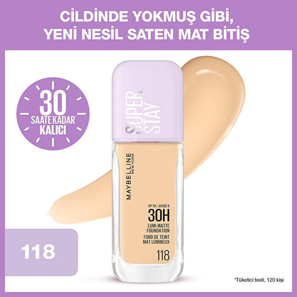 Maybelline New York Super Stay Lumi Matte Foundation 126