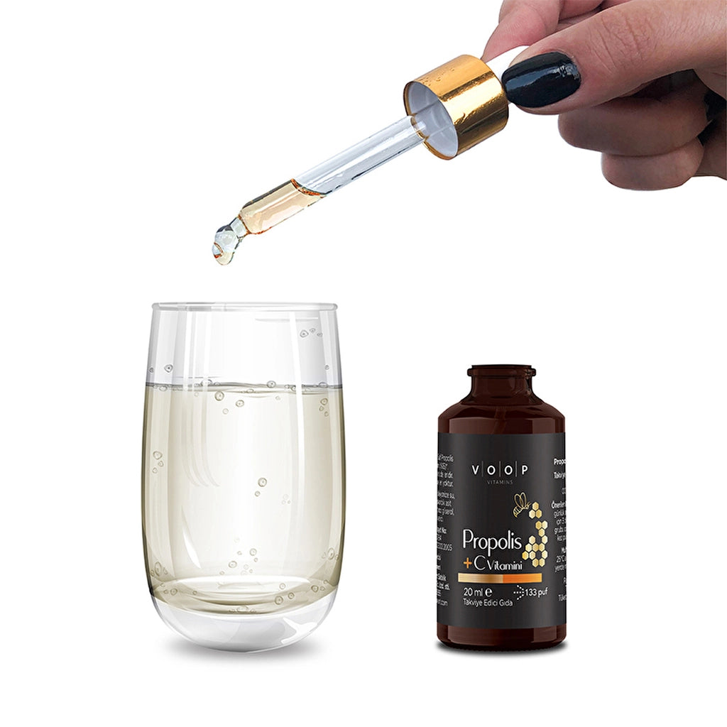 Voop Food Supplement Containing Propolis and Vitamin C 20 ml