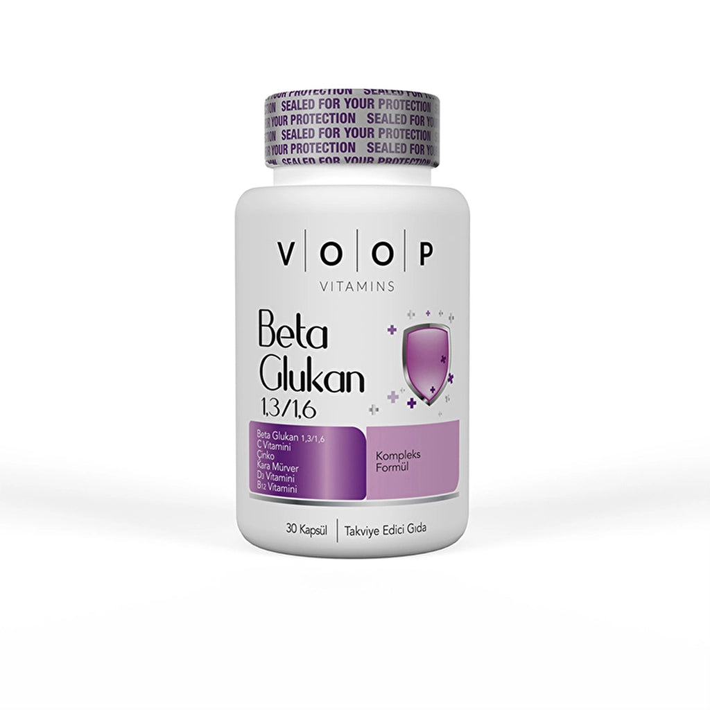 Voop Capsule Containing Beta Glucan Food Supplement 30 Capsules
