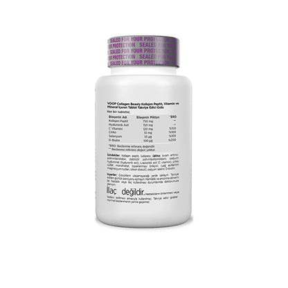 Voop Collagen Beauty Collagen Tablet Food Supplement 30 Tablets