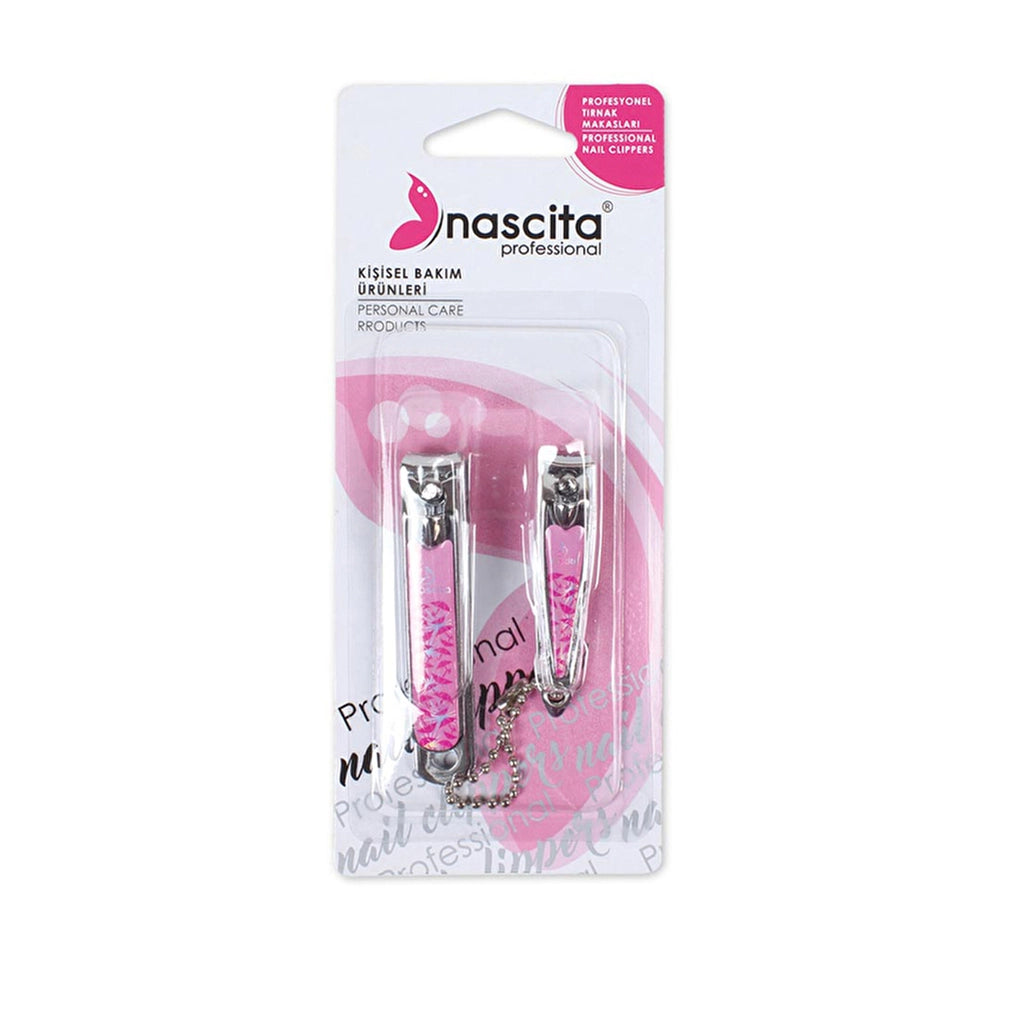 Nascita Set of 2 Patterned Hand Nail Clippers