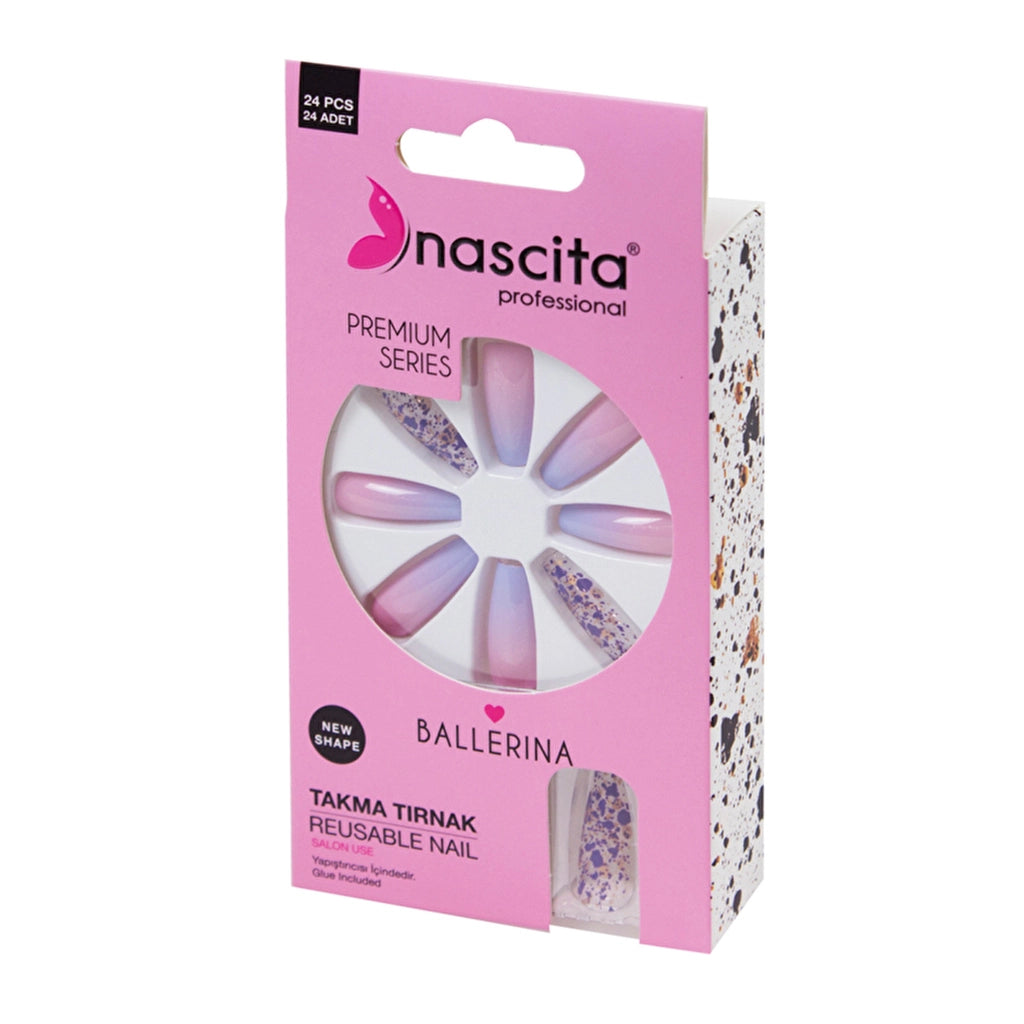 Nascita False Nail Ballerina 24-Piece