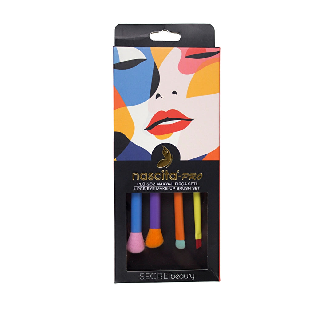 Nascita Secret Beauty 4-Piece Eye Makeup Brush Set