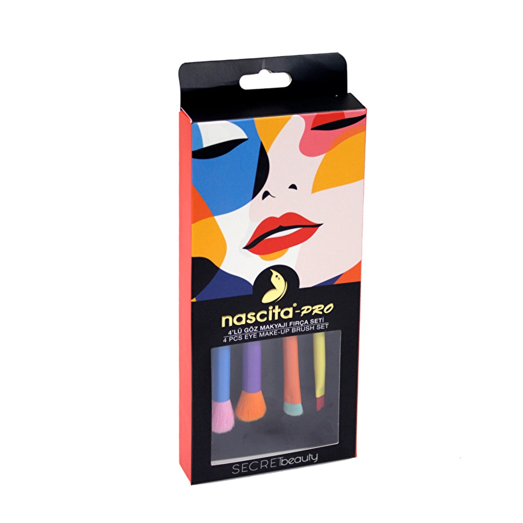 Nascita Secret Beauty 4-Piece Eye Makeup Brush Set