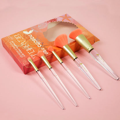 Nascita Seashell 5-Piece Makeup Brush Set