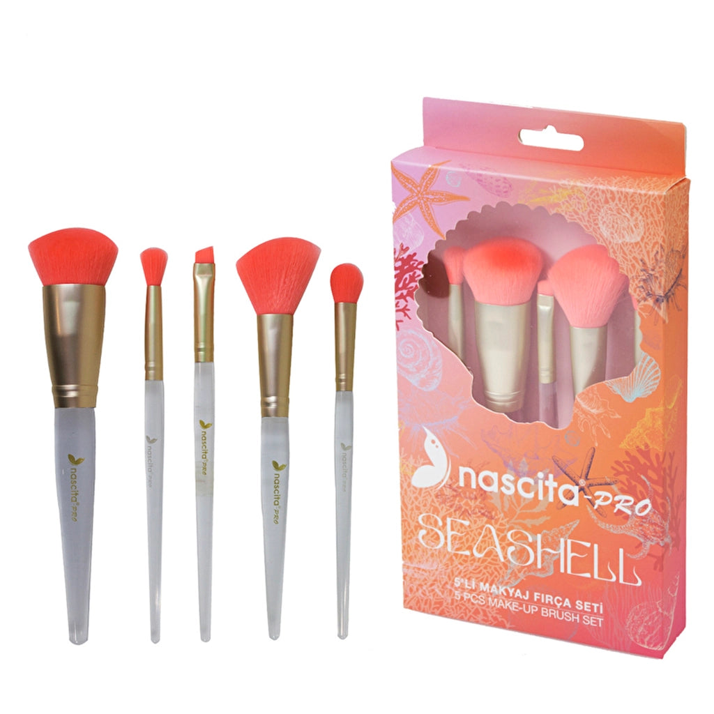 Nascita Seashell 5-Piece Makeup Brush Set