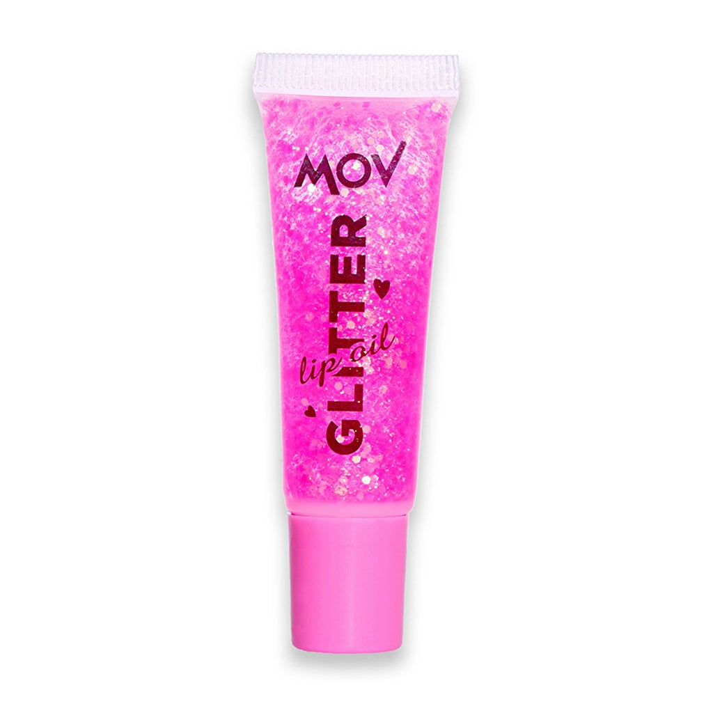 Mov Glitter Lip Oil Lip Oil No:05 Fuchsia