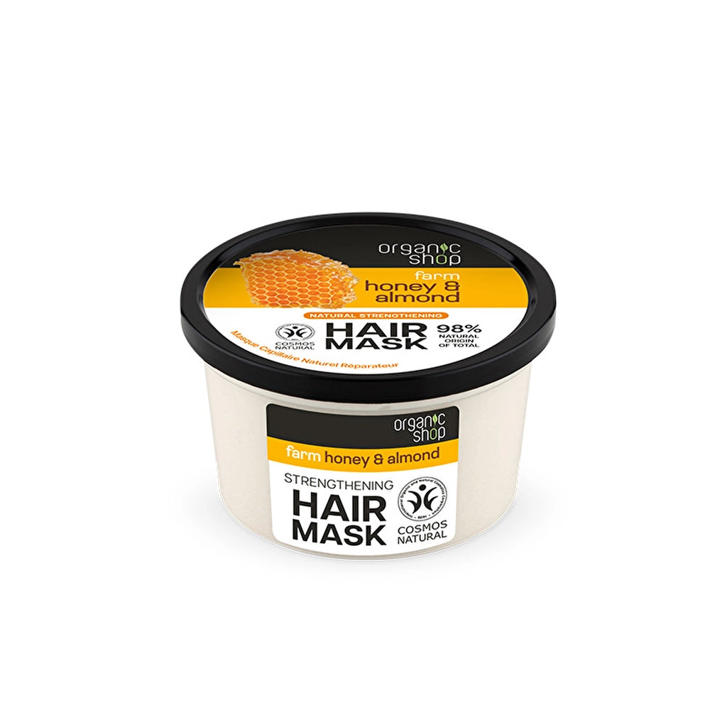 Organic Shop Honey &amp; Almond Strengthening Hair Mask 250 ml