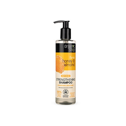Organic Shop Honey &amp; Almond Strengthening Shampoo 280 ml