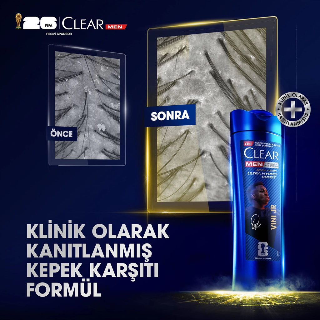 Clear Men Legends Vinicius Junior Shampoo 350 ml