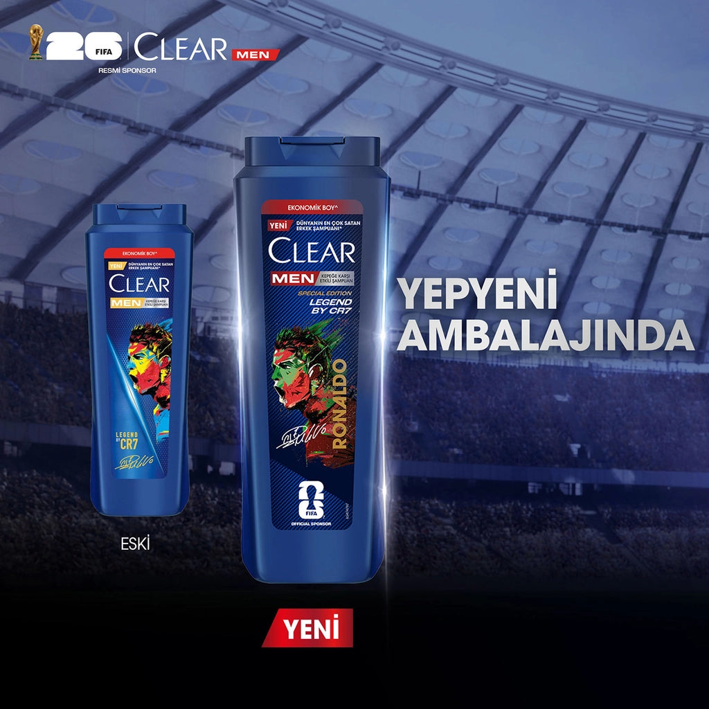 Clear Men Legend By CR7 Cristiano Ronaldo Effective Anti-Dandruff Shampoo 500 ml