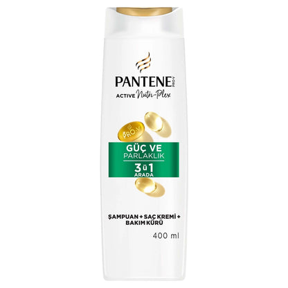 Pantene Power &amp; Shine 3 in 1 Shampoo 400 ml