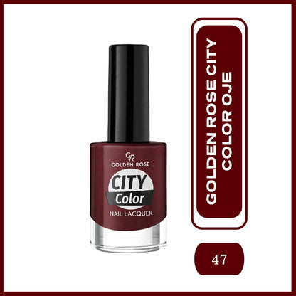 Golden Rose City Color Nail Lacquer Nail Polish 02