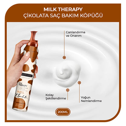 Morfose Milk Therapy Chocolate Hair Mousse 200 ml