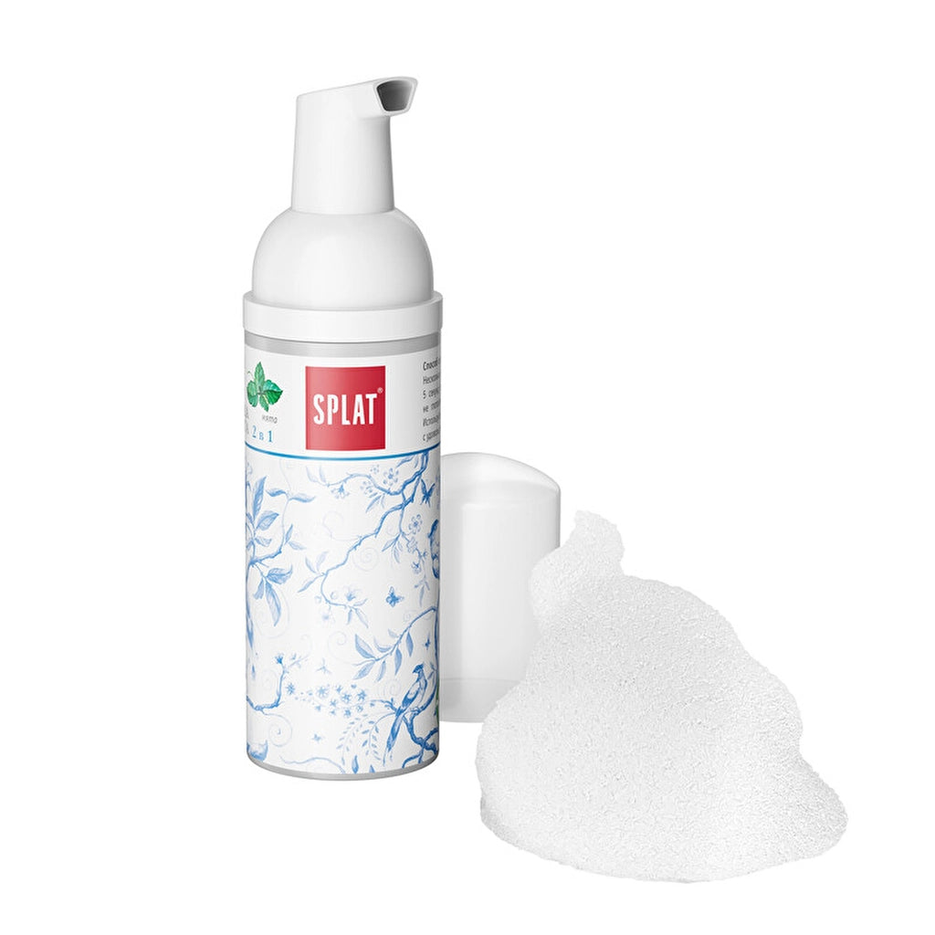 Splat Oral Care 2 in 1 Mint Mouth Cleansing Foam 50 ml