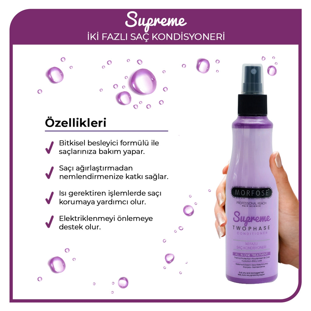 Morfose Supreme Dual Phase Blow Dry Water 220 ml