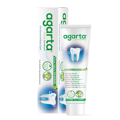Agarta Natural Plant Extract Fluoride-Free Whitening Toothpaste 100 ml