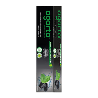 Agarta Natural Coconut Extract Fluoride-Free Toothpaste with Activated Carbon 100 ml