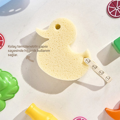 Balmy Duck Baby Bath Sponge