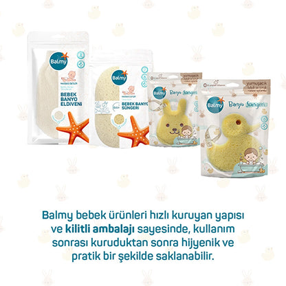 Balmy Duck Baby Bath Sponge