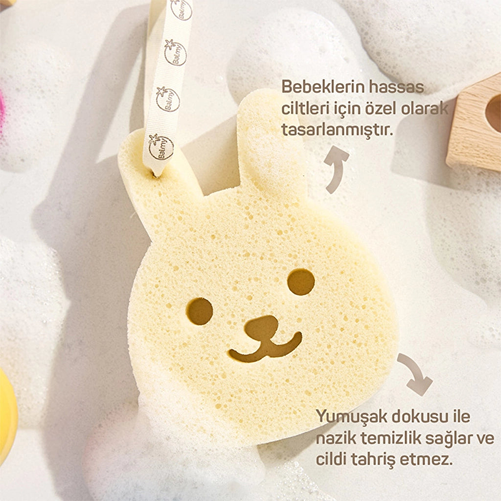 Balmy Rabbit Baby Bath Sponge