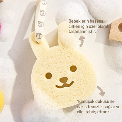 Balmy Rabbit Baby Bath Sponge