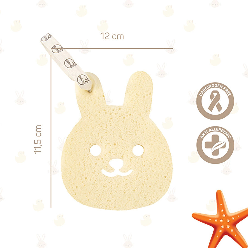 Balmy Rabbit Baby Bath Sponge