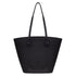 Eklips Straw Beach Bag Black Plain