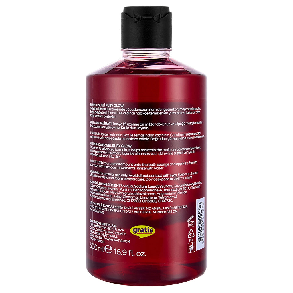 Benri Shower Gel Ruby Glow 500 ml