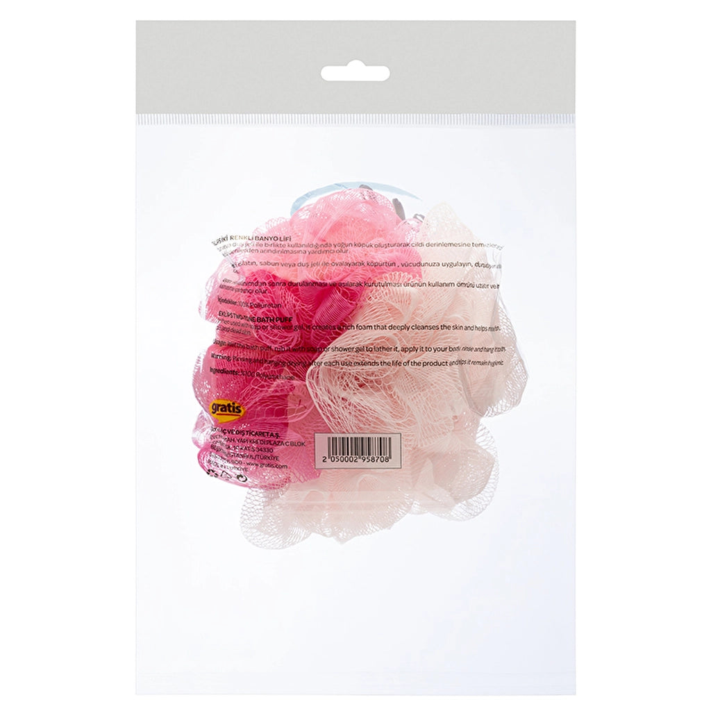 Eklips Two Color Bathroom Loofah (Assorted)