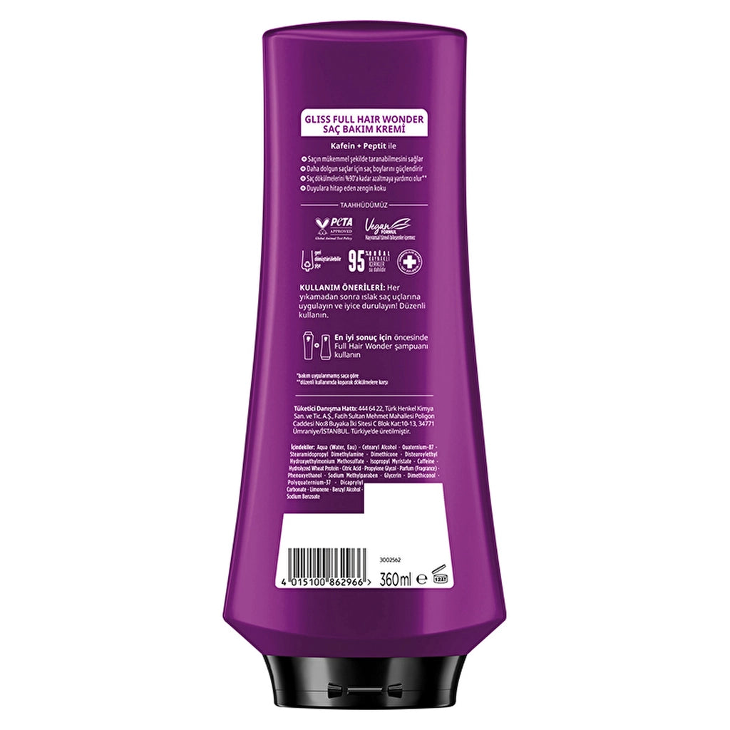 Gliss Full Hair Wonder Hair Care Cream 360 ml