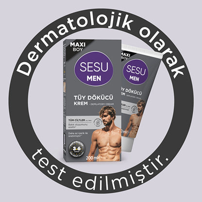 Sesu Men Depilatory Cream All Skin 200 ml