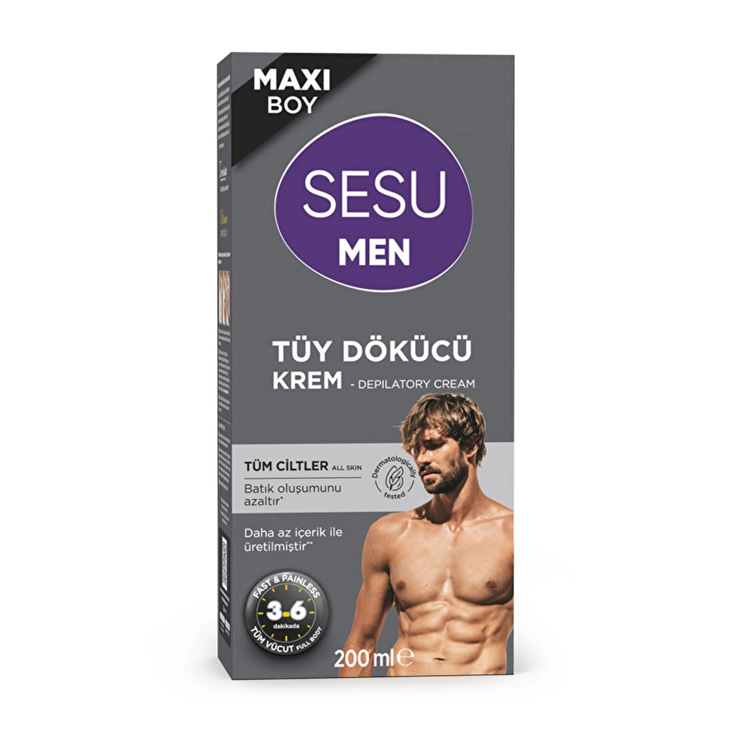 Sesu Men Depilatory Cream All Skin 200 ml